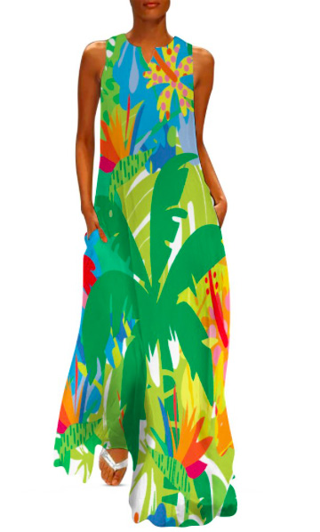 Puccelli Palm Tree designer dress